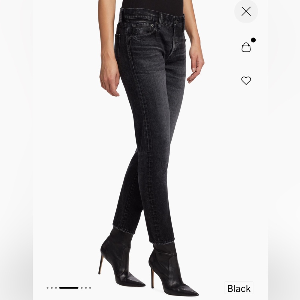Moussy vintage low rise tapered jeans - Picture 5 of 12